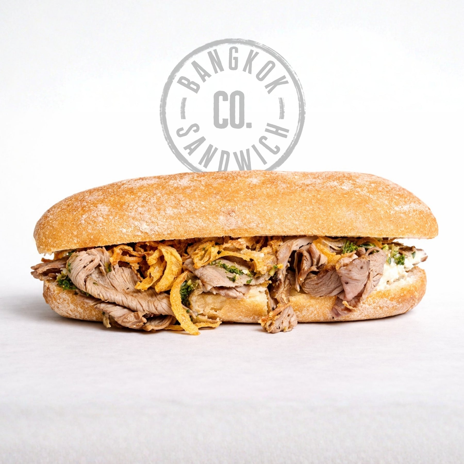 Seared Flat Iron Steak Sandwich